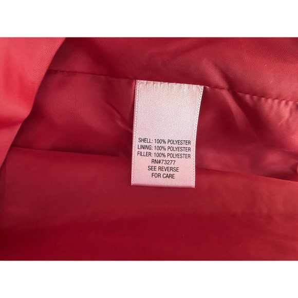 Womens Croft & Barrow Quilted Zip Up Vest Drawstring Back Small Zip Pockets - Picture 3 of 5